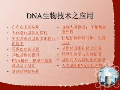 DNA生物技術 解鎖生命密碼，重塑未來邊界
